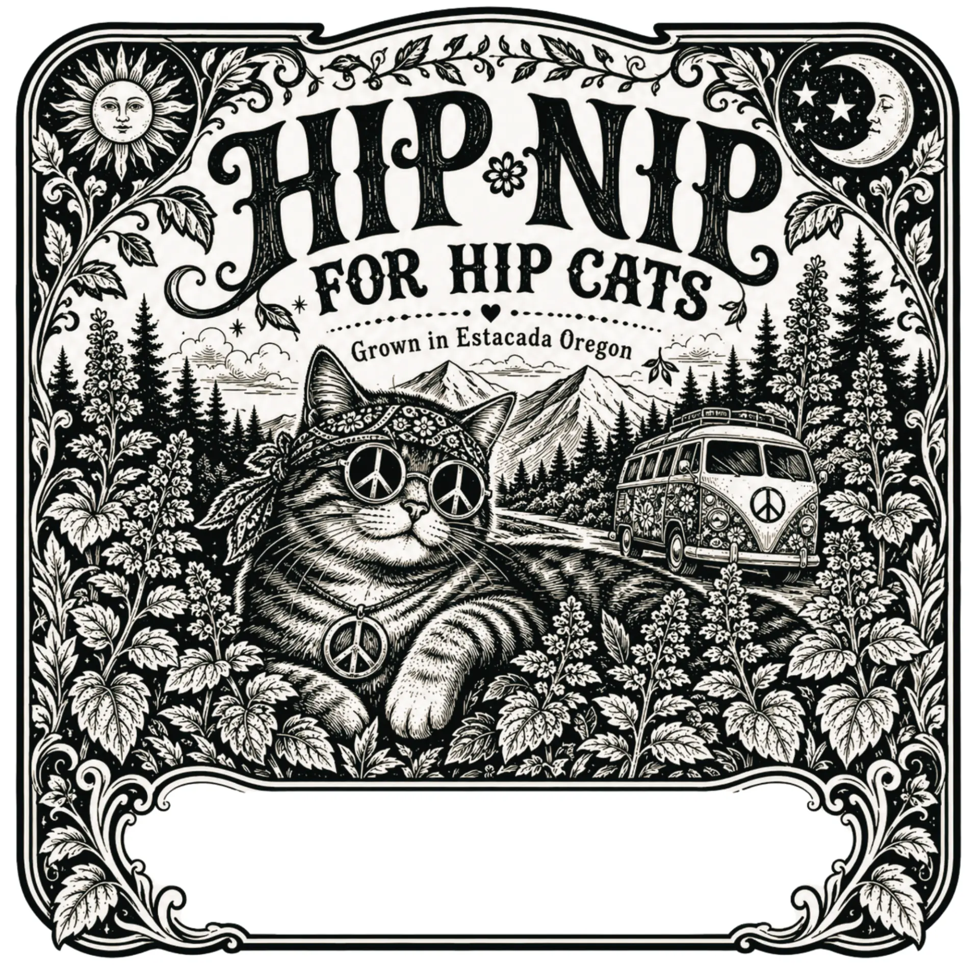 Package art for Hip Nip for Hip Cats catnip